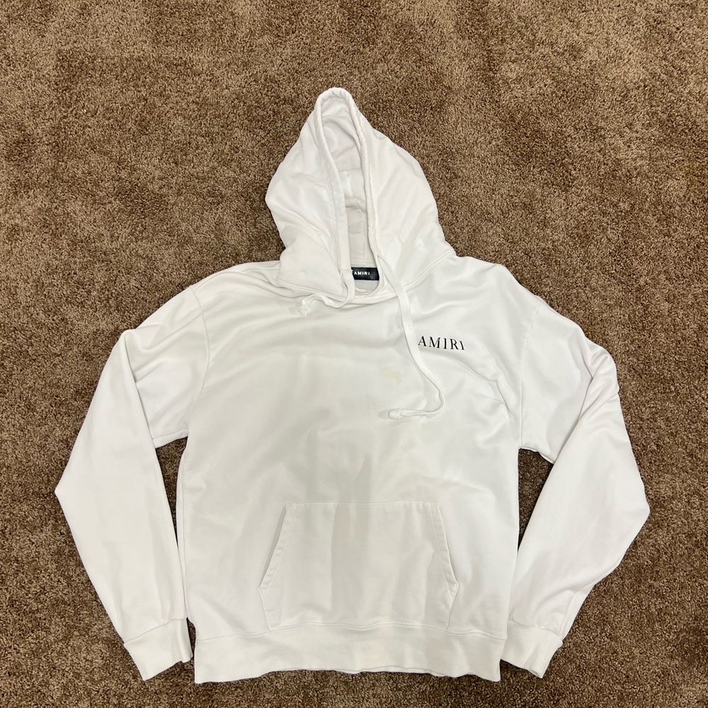 AMIRI White Hoodie w/ Angel